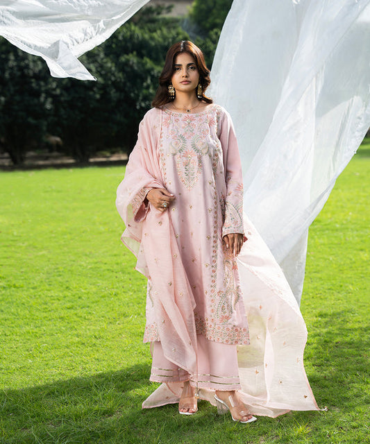 30% OFF  3PC - Embroidered Viscose Suit