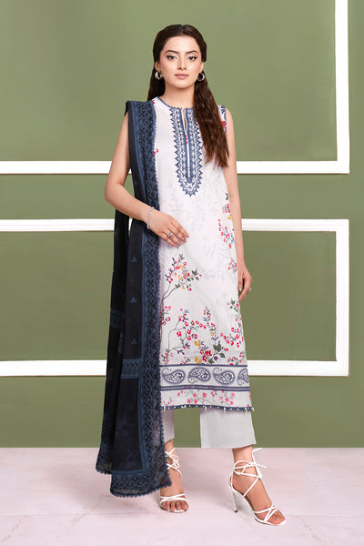 Printed - 3 Pc Cambric Suit