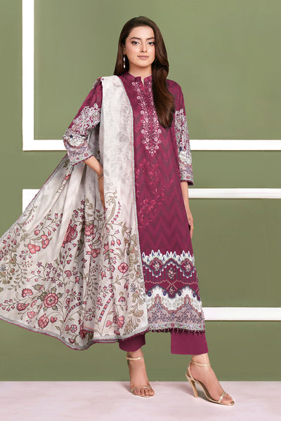 Printed - 3 Pc Cambric Suit